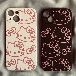 Hello Kitty Phone Case Set Silicone I phone 13 Pro Max NWT